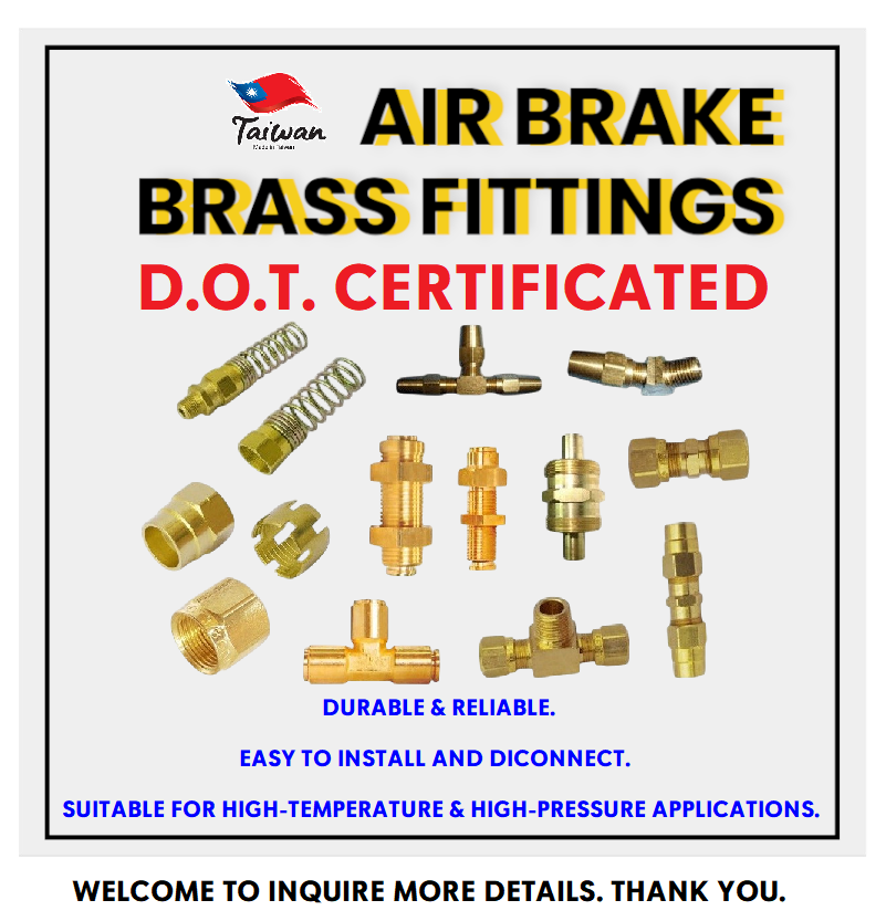 D.O.T. Air Brake Brass Fittings